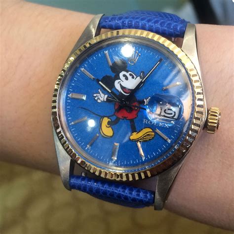 rolex mickey mouse real or fake|rolex mickey dial.